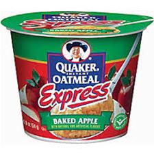 Baked Apple Express Oatmeal Cu